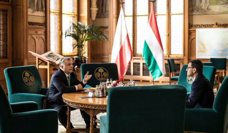 Das Treffen zwischen Orbán und Morawiecki in Budapest