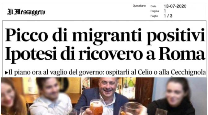Infizierte illegale Migranten werden nach Rom gebracht, Bürger revoltieren – *Update* Erklärung von Konteradmiral Nicola De Felice