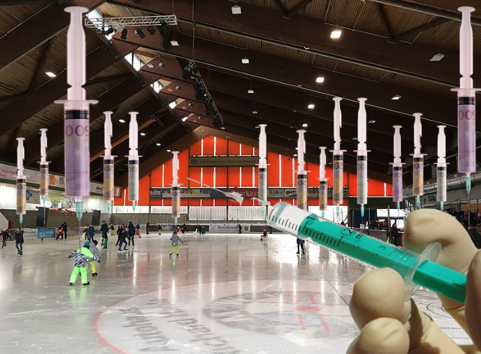 Bayern: Saison-Aus für Regener Eis­hockey­verein wegen Eishallenumbau zum Massen-Impfzentrum