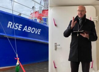 Sächsischer Landesbischof tauft neues „Rettungsschiff“