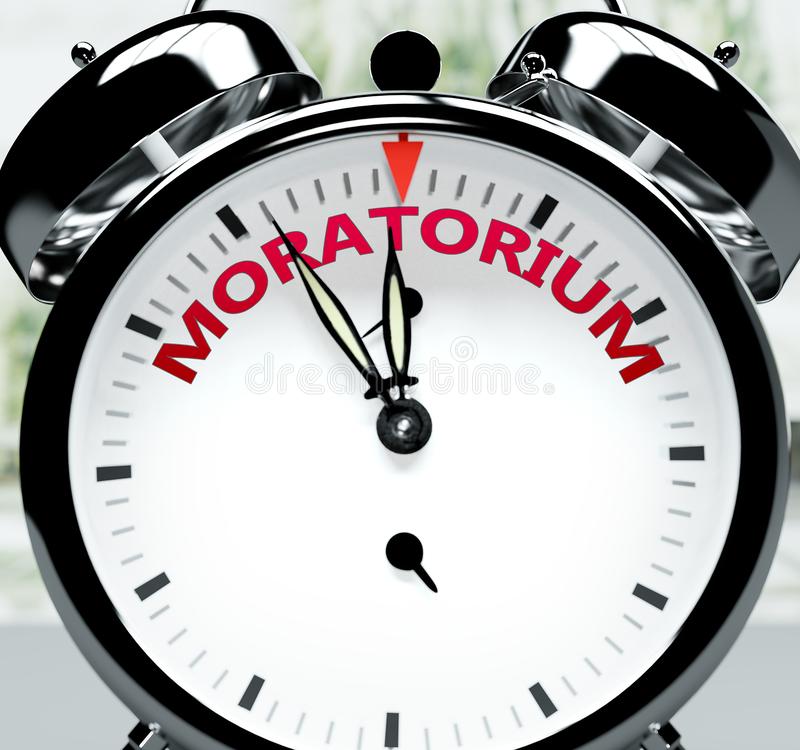 moratorium-soon-there-short-time-clock-symbolizes-reminder-moratorium-near-will-happen-finish-moratorium-164307918