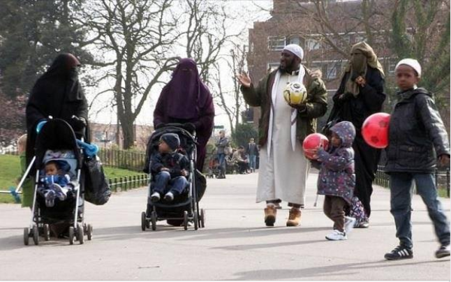 Muslimische Familie