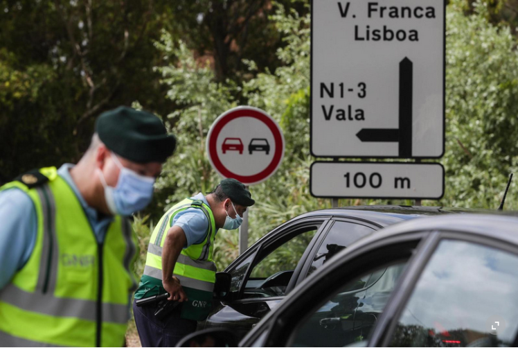 Portugal Verkehrskontrolle