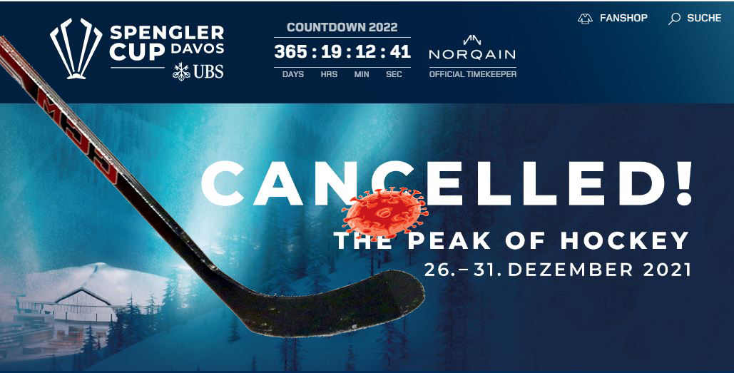 Spengler Cup Abgesagt - HC Davos unter Quarantäne