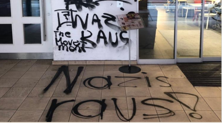 Anschlag FPÖ Innsbruck Nazis raus