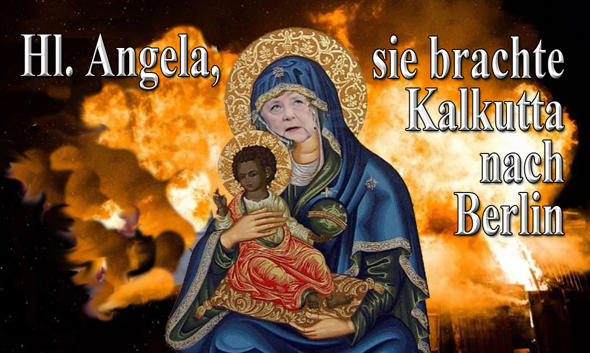 Heilige Mutter Merkel