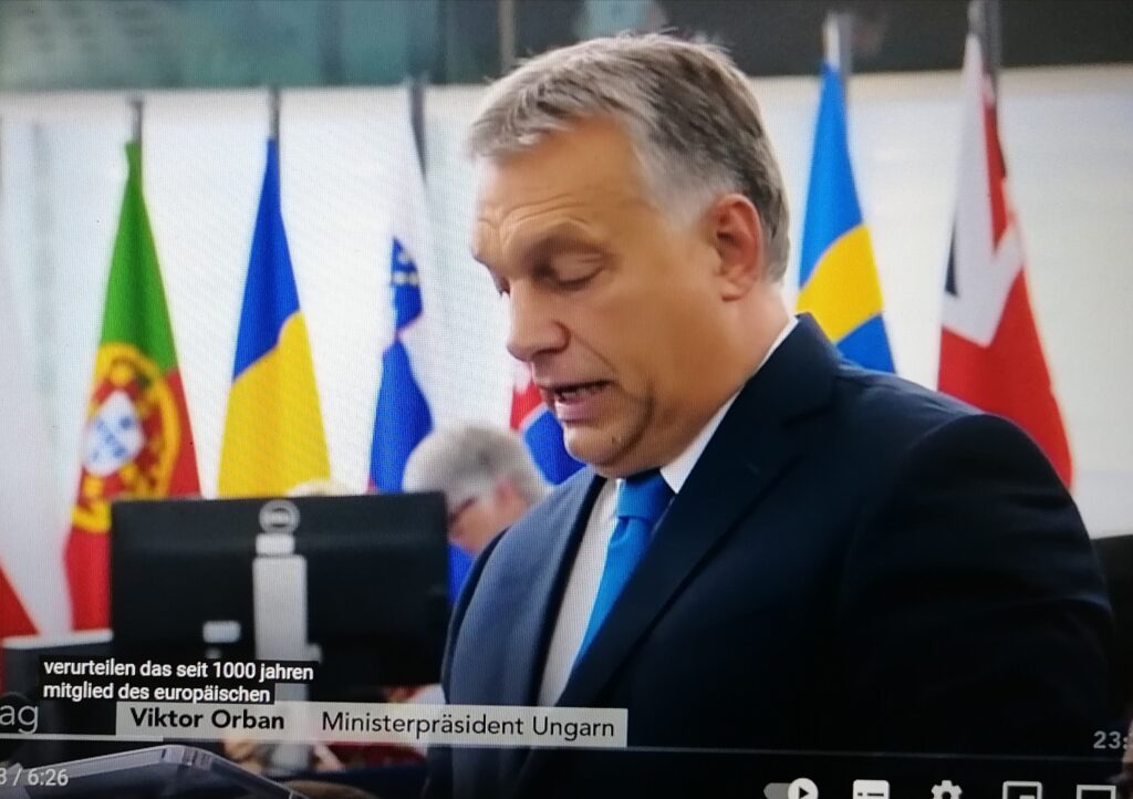 Orban hatte recht (Video) +UPDATE 17.11.+ Wagenknecht: "Orban dient Interessen seines Landes"