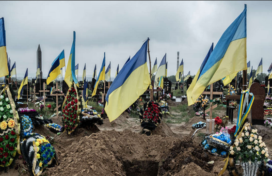 Ukrainische Gräber