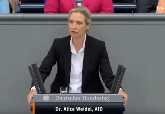 Alice Weidel Bundestag 21.10.2023