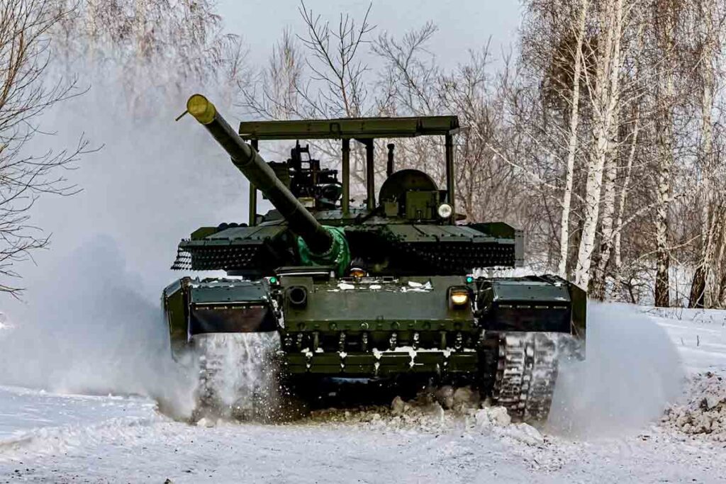 Realität des Krieges: +Update 16.02.+ Modernisierte russische T-80 Kampfpanzer an der Front  (Video)