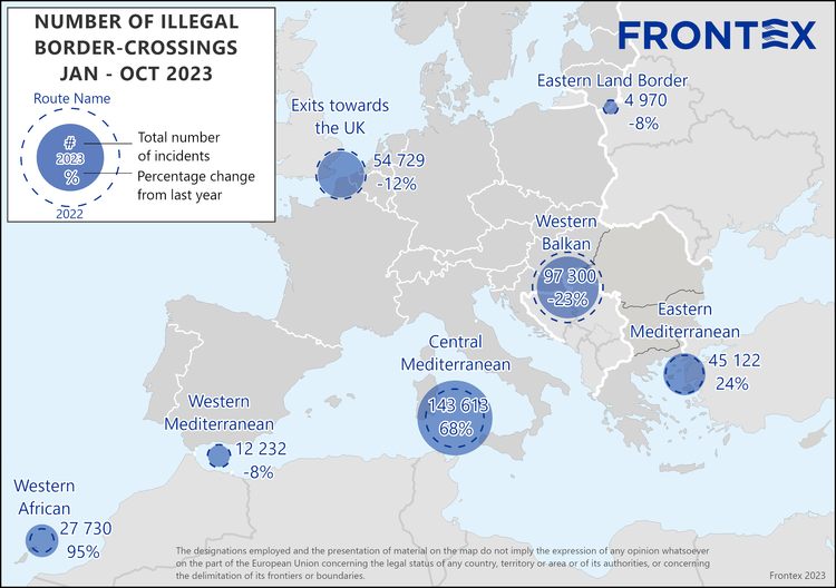 Frontex Migrationsanstieg um 541 Prozent Frontex – European Union