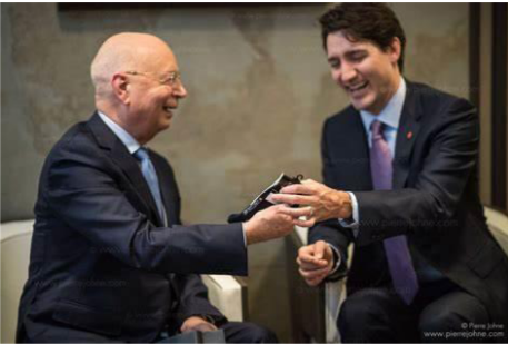 Schwab und Trudeau