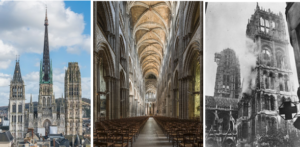 Frankreich: Turm der weltberühmten Kathedrale in Rouen brennt