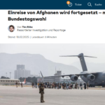 Afghanen Einreise nach Wahl