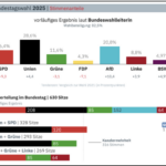 Bundestagswahl 2025 Stimmenanteile