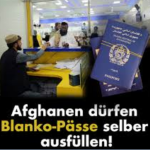 Eingeflogene Afghanen kommen mit „selbst ausgefüllten Blanko-Pässen“